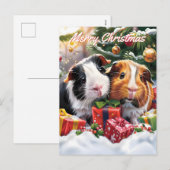 Kerst van de parelhoes feestdagenkaart (Voorkant / Achterkant)