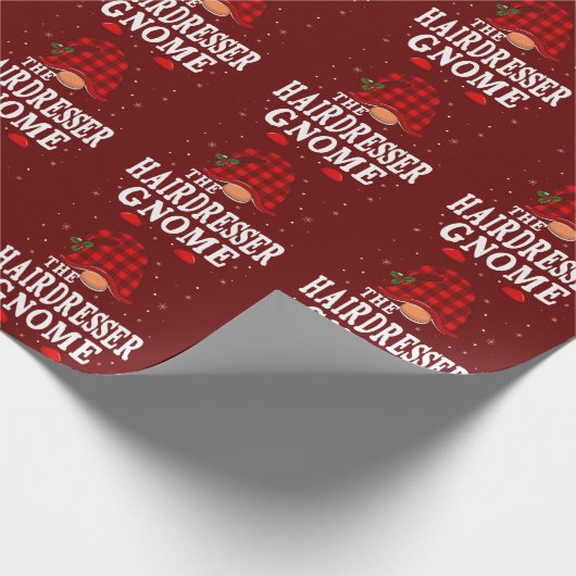 Kerst van de Reeks van de Matching van de Hairdres Cadeaupapier (Hoek)