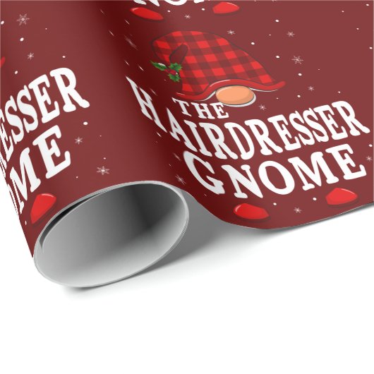 Kerst van de Reeks van de Matching van de Hairdres Cadeaupapier (Rol Hoek)