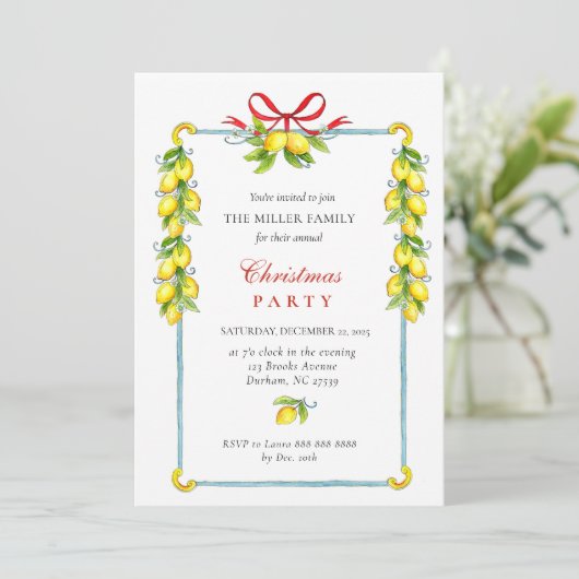 Kerst van de Rode-boegfamilie Kaart (Staand voorkant)