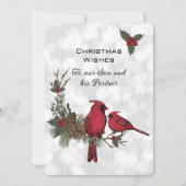 Kerst van de Rode Kerst van de Zoon en de Partner (Voorkant)