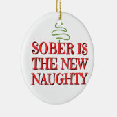 Kerst van de soberheid keramisch ornament (Rechts)