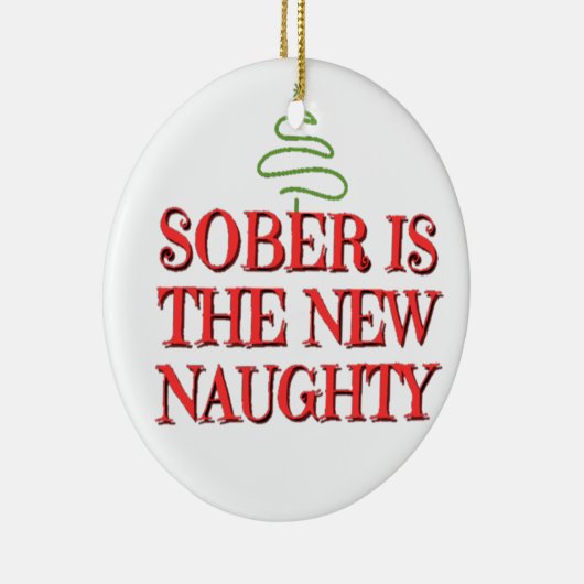 Kerst van de soberheid keramisch ornament (Rechts)