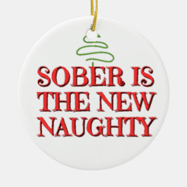 Kerst van de soberheid keramisch ornament