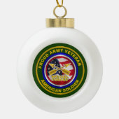 Kerst van de speciale legertroepen keramische bal ornament (Voorkant)
