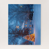 Kerst van de Vermont-ronde Legpuzzel (Verticaal)