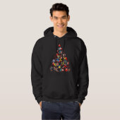 Kerst van de vogels hoodie (Voorkant volledig)