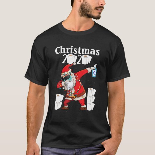 Kerst van de weekdierquarantaine 2020 pyjama famil t-shirt (Voorkant)