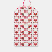 Kerst van de winterfeestdag in Cute waterverf Cadeaulabel (Achterkant)