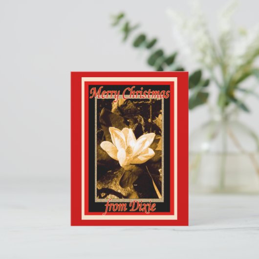 Kerst van Dixie Feestdagenkaart (Staand voorkant)