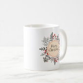  kerst van Floral Merry | Klassieke Mok (Voorkant rechts)