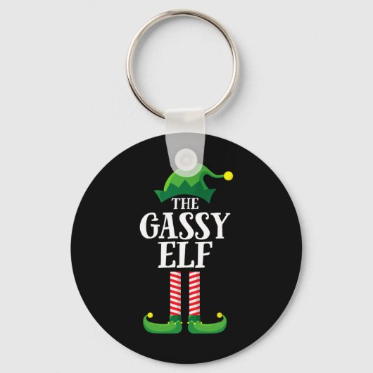 Kerst van Gassy Elf Matching Family Sleutelhanger (Voorkant)