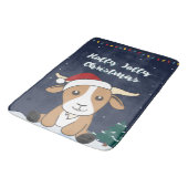 Kerst van geiten Winterdieren — Wisdierbont Badmat (Gekanteld)