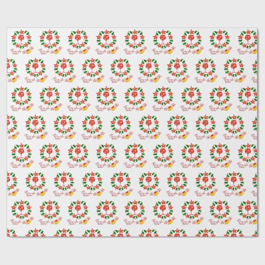 Kerst van Gin-gle Bells Cadeaupapier (Vlak)