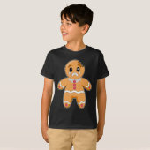 Kerst van Gingerbrood T-shirt (Voorkant volledig)