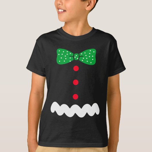Kerst van Gingerbrood T-shirt (Voorkant)