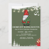 Kerst van Gnome Kaart (Voorkant)