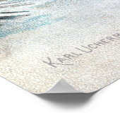 kerst van gnomen en geit poster (Hoek)