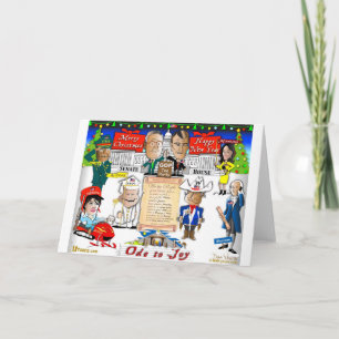 Kerst van GOP en Tea Feestdagen Kaart