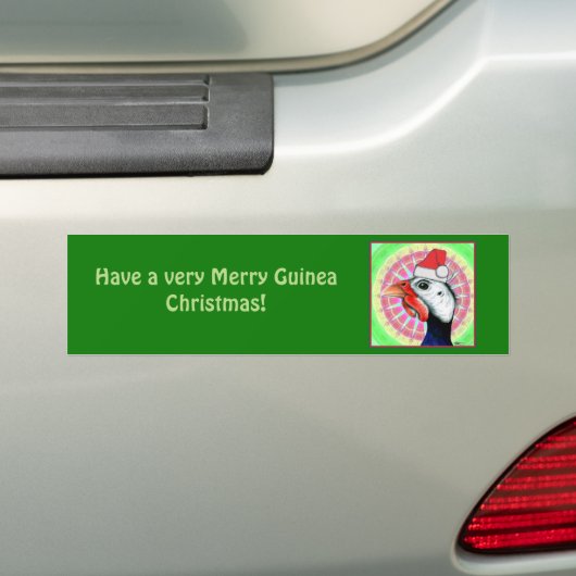Kerst van Guinee! Bumpersticker (Op auto)