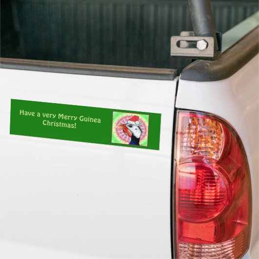 Kerst van Guinee! Bumpersticker (Op Truck)