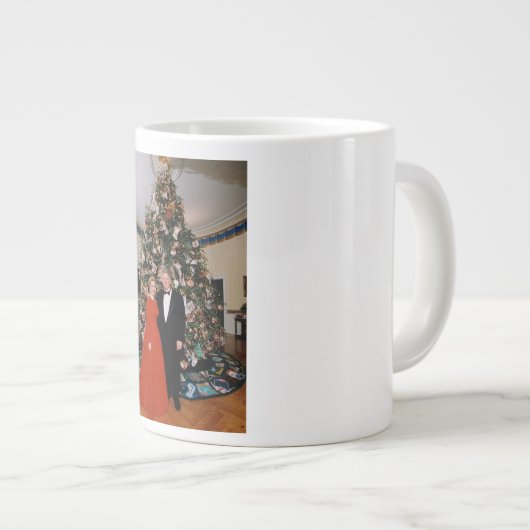 Kerst van het Amerikaanse President Bill Clinton & Grote Koffiekop (Voorkant rechts)