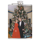 Kerst van het Amerikaanse President Bill Clinton & Heupfles (Voorkant)
