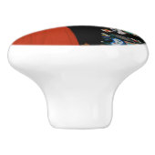 Kerst van het Amerikaanse President Bill Clinton & Keramische Knop (Zijkant)