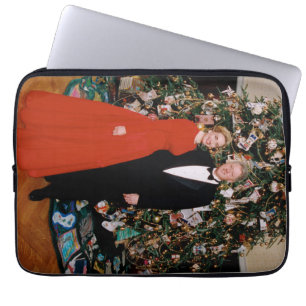 Kerst van het Amerikaanse President Bill Clinton & Laptop Sleeve