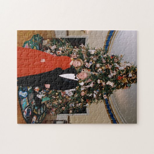 Kerst van het Amerikaanse President Bill Clinton & Legpuzzel (Horizontaal)