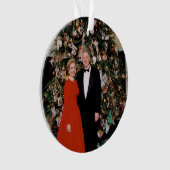 Kerst van het Amerikaanse President Bill Clinton & Ornament (voorkant)