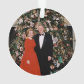 Kerst van het Amerikaanse President Bill Clinton & Ornament (achterkant)