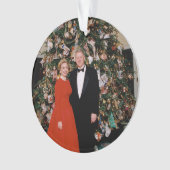 Kerst van het Amerikaanse President Bill Clinton & Ornament (voorkant)