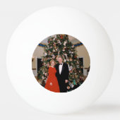 Kerst van het Amerikaanse President Bill Clinton & Pingpongbal (Voorkant)