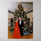 Kerst van het Amerikaanse President Bill Clinton & Poster (Voorkant)