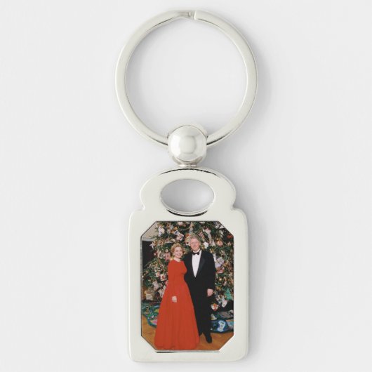 Kerst van het Amerikaanse President Bill Clinton & Sleutelhanger (Voorkant)