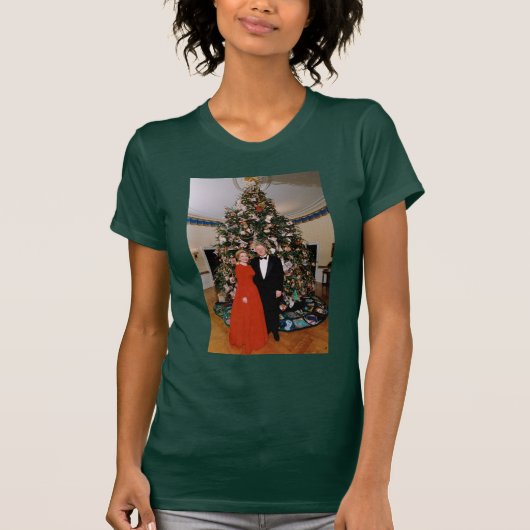 Kerst van het Amerikaanse President Bill Clinton & T-shirt (Voorkant)