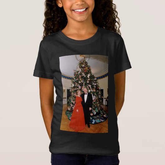 Kerst van het Amerikaanse President Bill Clinton & T-shirt (Voorkant)