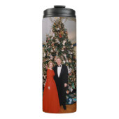 Kerst van het Amerikaanse President Bill Clinton & Thermosbeker (Voorkant)