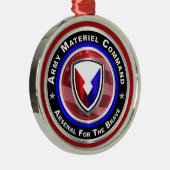 Kerst van het Commando Leger Materiel Metalen Ornament (Rechts)