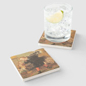 Kerst van het kerstfeest in Turkije Stenen Onderzetter (Zijkant)