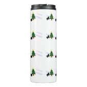 Kerst van het kleine varken thermosbeker (Achterkant)