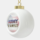 Kerst van het leger keramische bal ornament (Rechts)