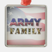 Kerst van het leger metalen ornament (Voorkant)