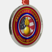 Kerst van het legerkorps metalen ornament (Rechts)