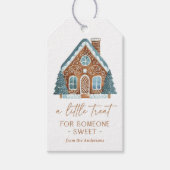 Kerst van het ontbijt cadeaulabel (Voorkant)