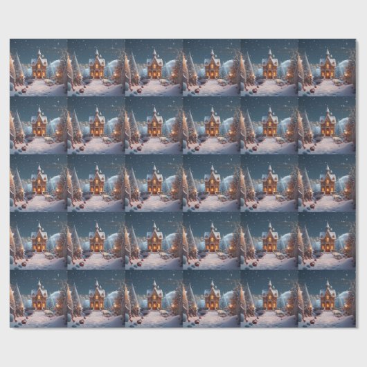 Kerst van het ontbijt cadeaupapier (Vlak)