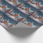 Kerst van het ontbijt cadeaupapier (Hoek)