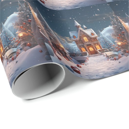 Kerst van het ontbijt cadeaupapier (Rol Hoek)