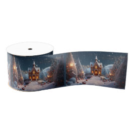 Kerst van het ontbijt grosgrain lint